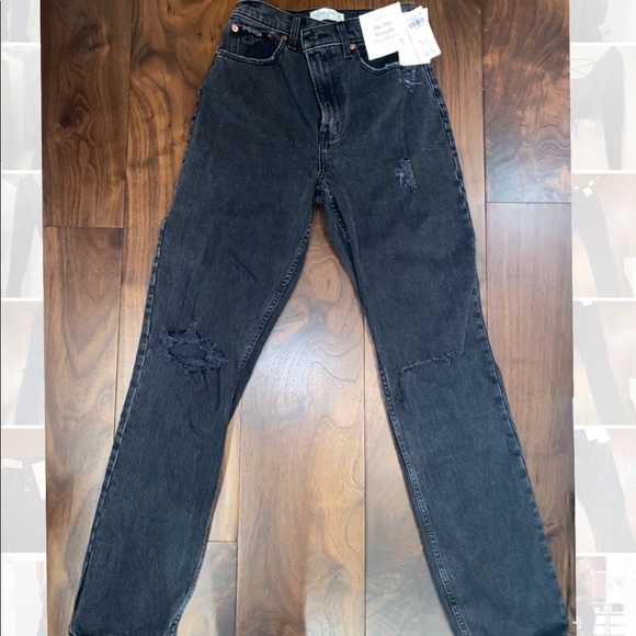 Brand new Abercrombie 90 ultra high rise vintage style jeans - Picture 5 of 7